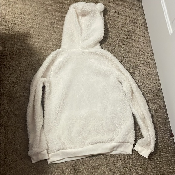 White Hooded with ears Sleepwear - Picture 3 of 4